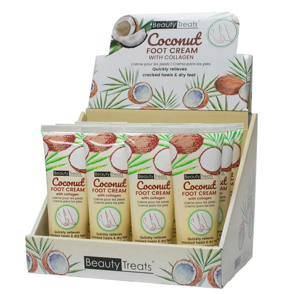 Crème pour les pieds au coconut