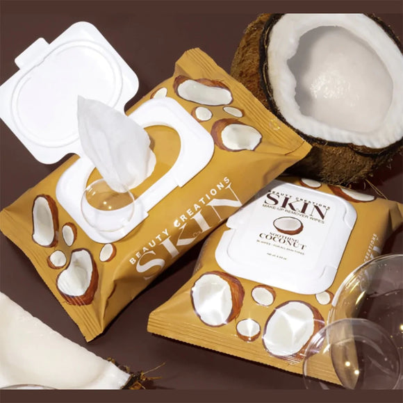 Lingettes démaquillantes au coconut
